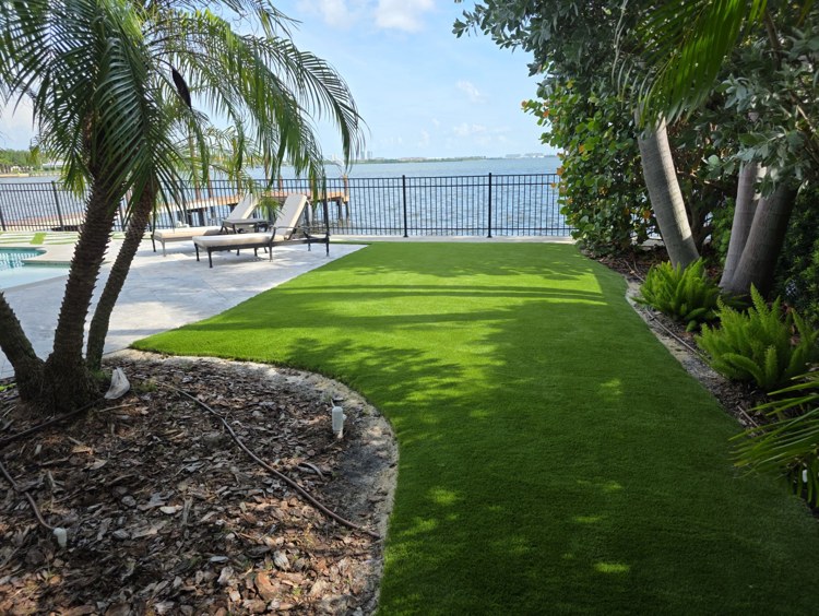 Synthetic Lawn Installation installed by Green Gorilla Turf in Florida