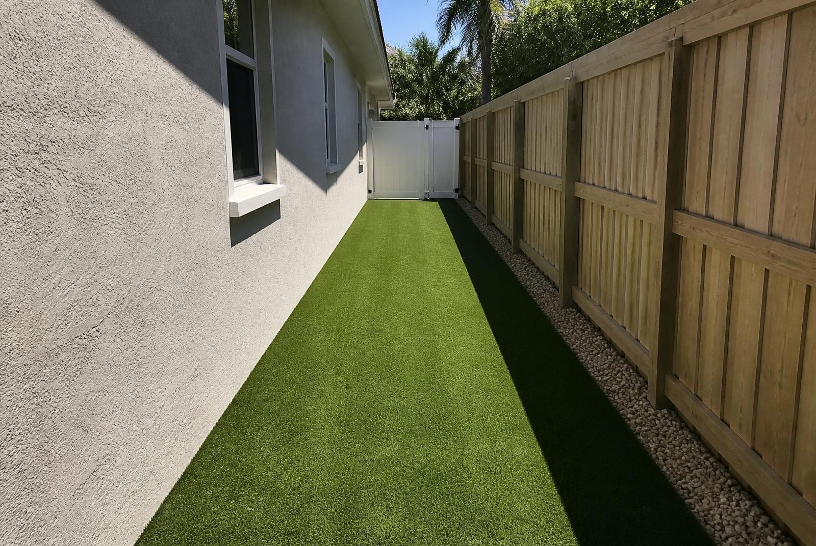 Pet Turf Installation project by Green Gorilla Turf in Tampa, FL