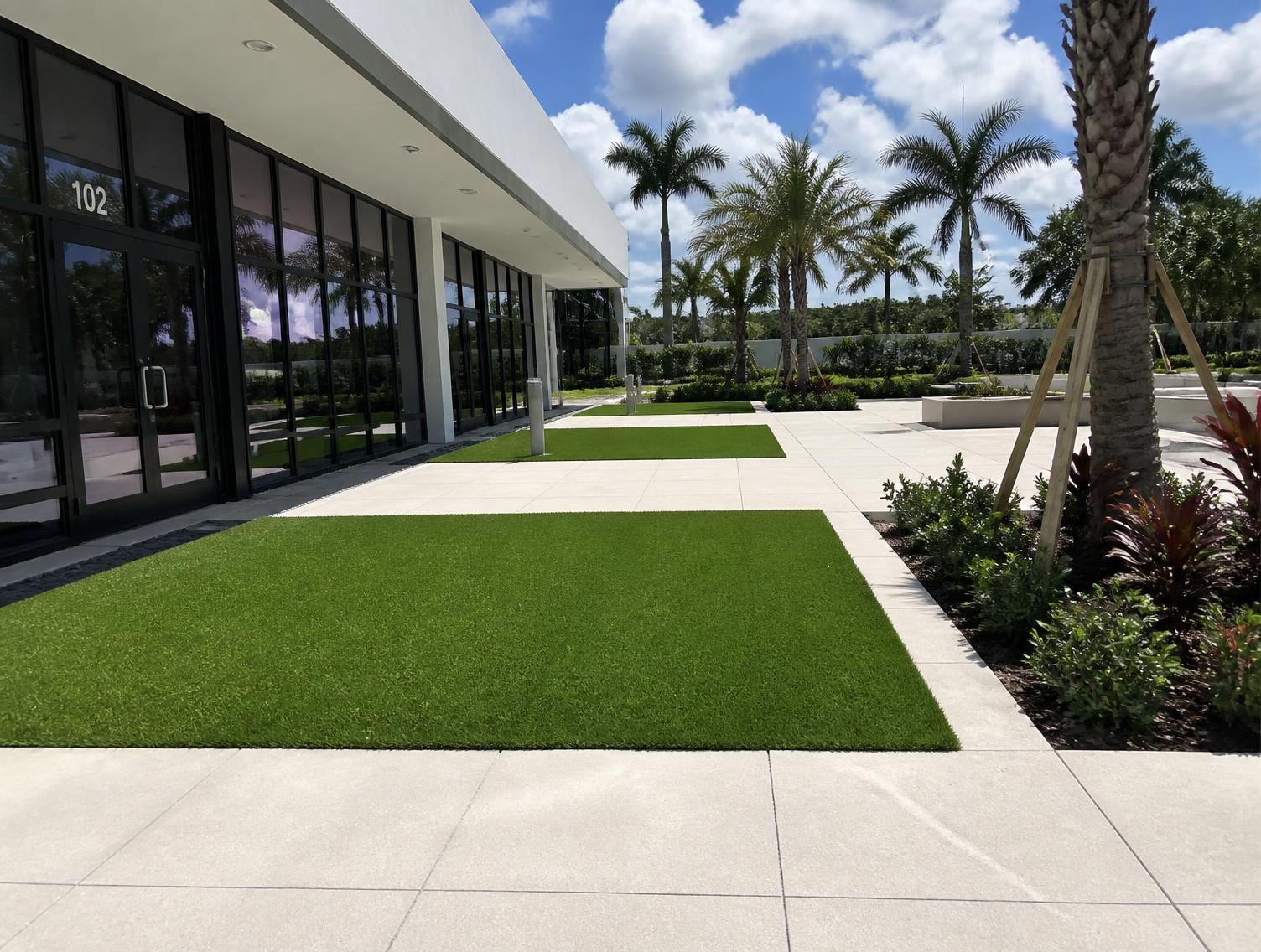 Commercial Artificial Turf installed by Green Gorilla Turf in Florida