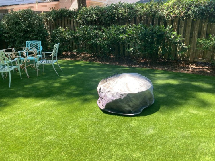 Synthetic Lawn Installation project in Tampa, FL