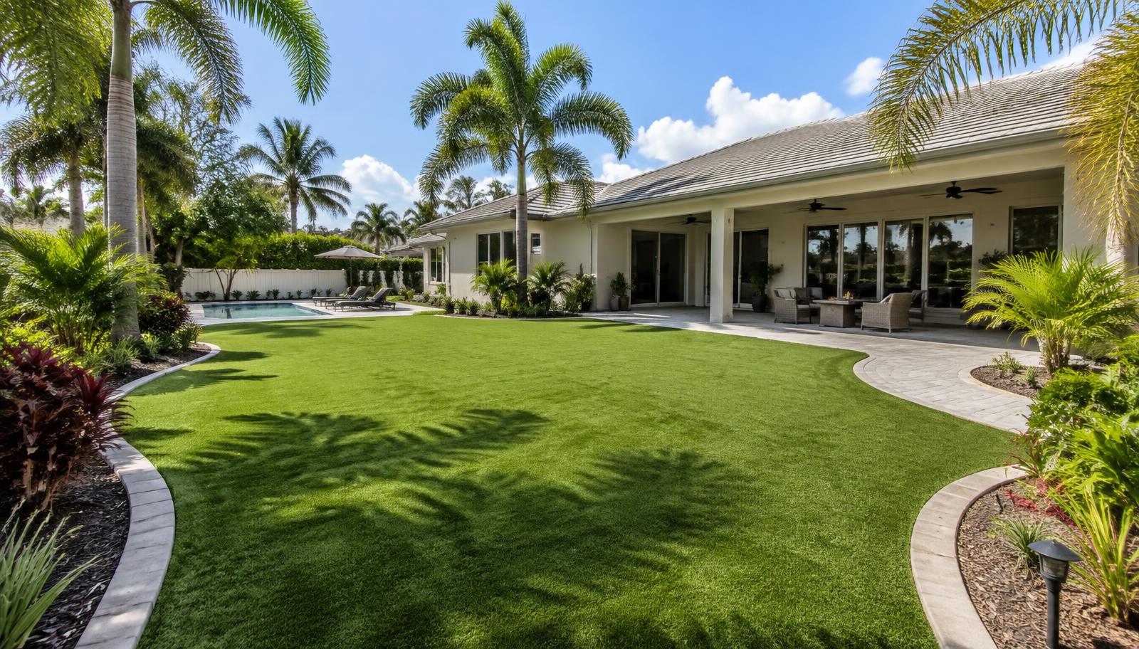 Custom Artificial Turf Landscaping Services in Hillsborough County, Florida